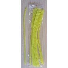Chenille Sticks 6mm Yellow (20p/p)