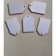 Wood Tag - Medium Rectangle with Sides 5p/p