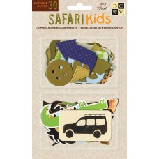 Die Cuts Chipboard Shapes Safari Kids Boy