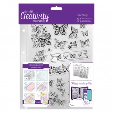 Creativity Essentials A5 Clear Stamp Set - Butterflies