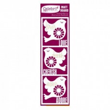 Chipboard Lanki Card - Birds