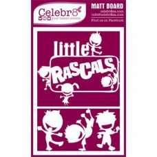 Chipboard Matt Board Equi - Little Rascals