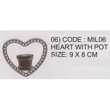 Mi Casa - Heart with Pot