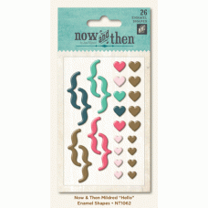 Enamel Shapes - Now & Then - Hello