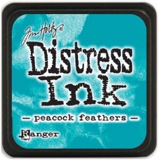 Tim Holtz Distress Mini Ink Pad - Peacock Feathers Tim Holtz Distress Mini Ink Pad - Peacock Feathers