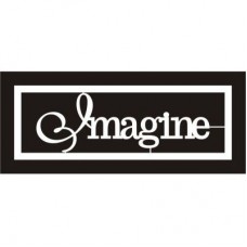 Chipboard Mini Card - Imagine