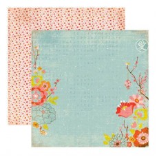 Konnichiwa Double Sided Paper - Koi Pond