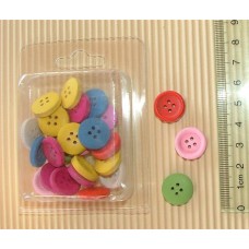 Wooden Beads - Small Buttons