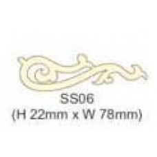 Chipboard Scroll - Small - SSP06