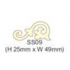 Chipboard Scroll - Small - SSP09