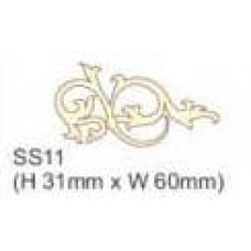 Chipboard Scroll - Small - SSP11