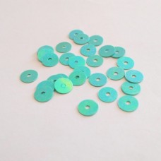 Sequins - 6mm Round - Turquoise