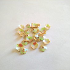 Sequins - Shaped Flowers - Cream