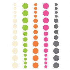 Enamel Dots DIY - Pink, Green, Orange