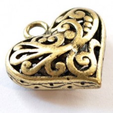 Metal Charm - Hearts